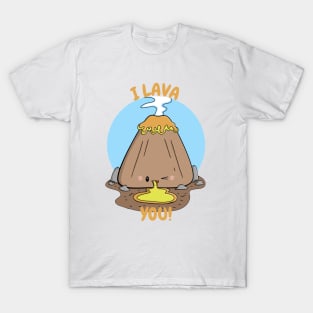 Kawaii Volcano - I lava you T-Shirt